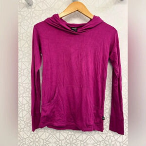 NWT Terez magenta hoodie girls size XL thumb holes front pocket